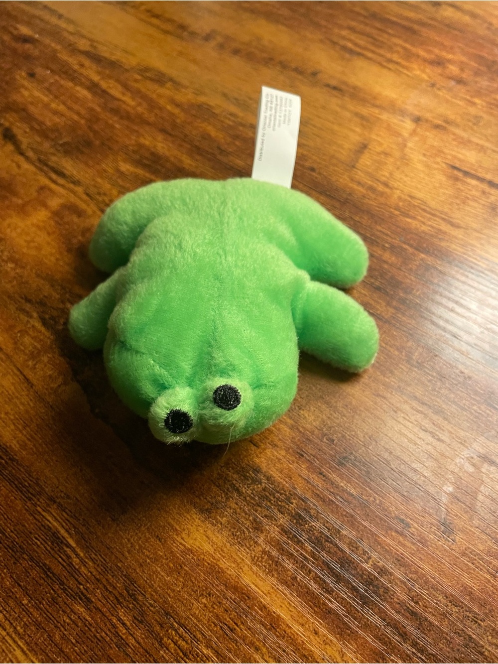 Green Plush Frog Reptile Toy